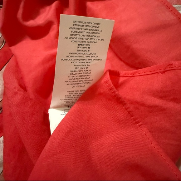 MICHAEL MICHAEL KORS Zebra Print Cotton Lawn Cutout Dress Size M - Picture 13 of 13